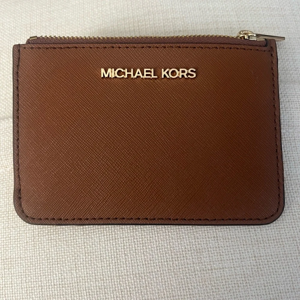 Michael Kors Brown Card Holder Jet Set Travel - Picture 5 of 7